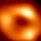 The first-ever image of Sagittarius A*, the supermassive black hole at the center of the Milky Way.